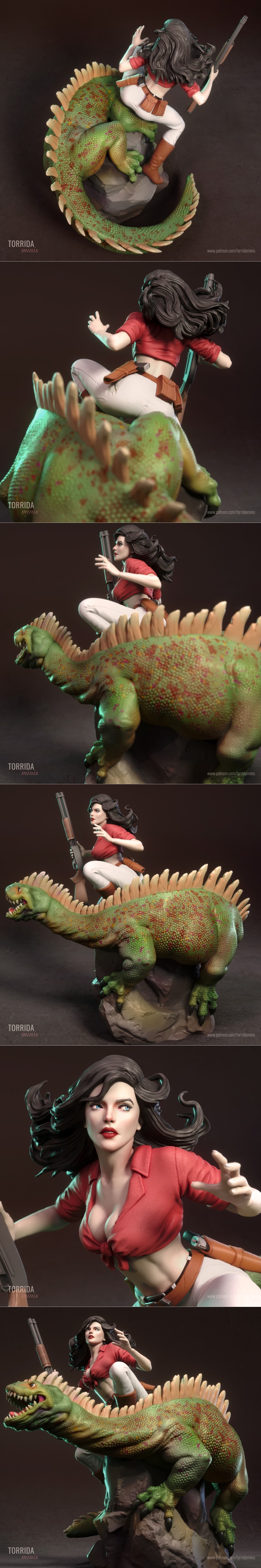 Torrida Minis - Hannah Dundee - 3D打印模型|Torrida Minis – Hannah Dundee – 3D Print Model STL