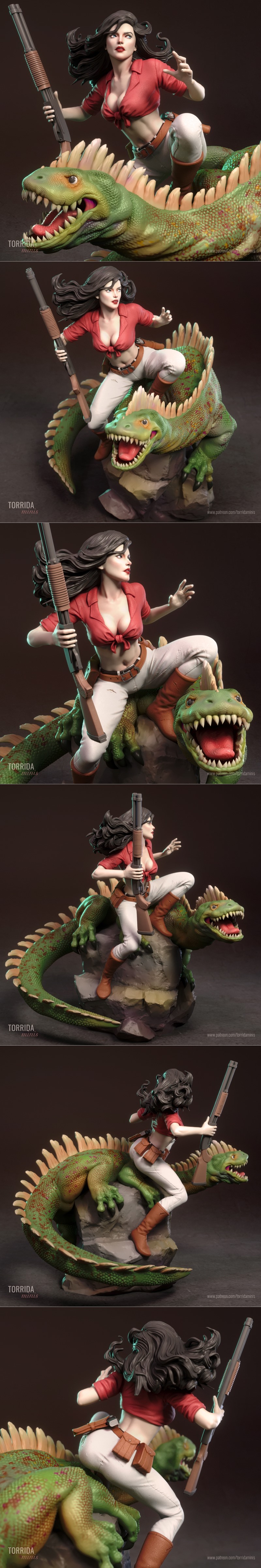 Torrida Minis - Hannah Dundee - 3D打印模型|Torrida Minis – Hannah Dundee – 3D Print Model STL