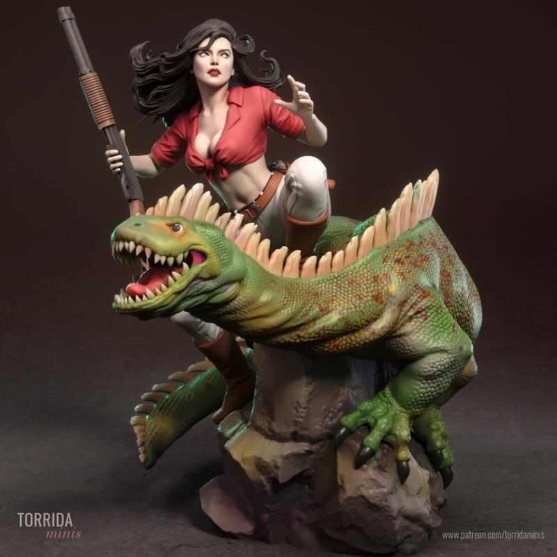 Torrida Minis - Hannah Dundee - 3D打印模型|Torrida Minis – Hannah Dundee – 3D Print Model STL