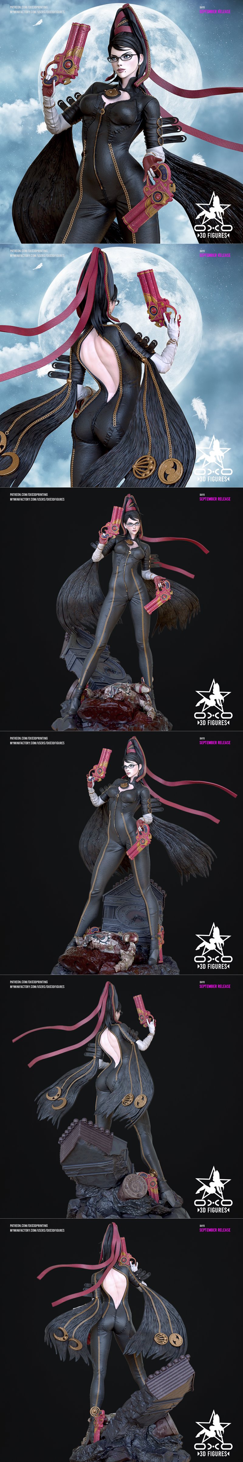 OXO3D芭羽塔3D打印模型|OXO3D Figures – Bayonetta – 3D Print Model STL