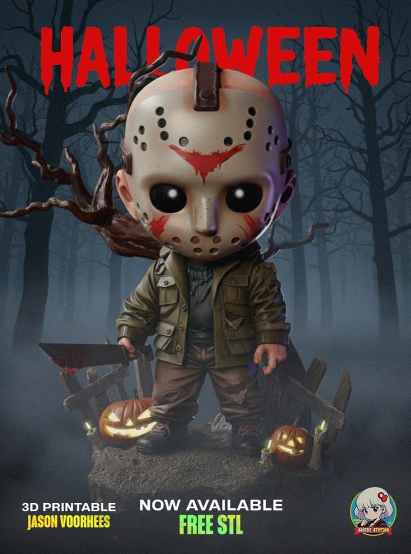 Chibi车站 - 杰森 - 3D打印模型|Chibi Station – Jason – 3D Print Model STL