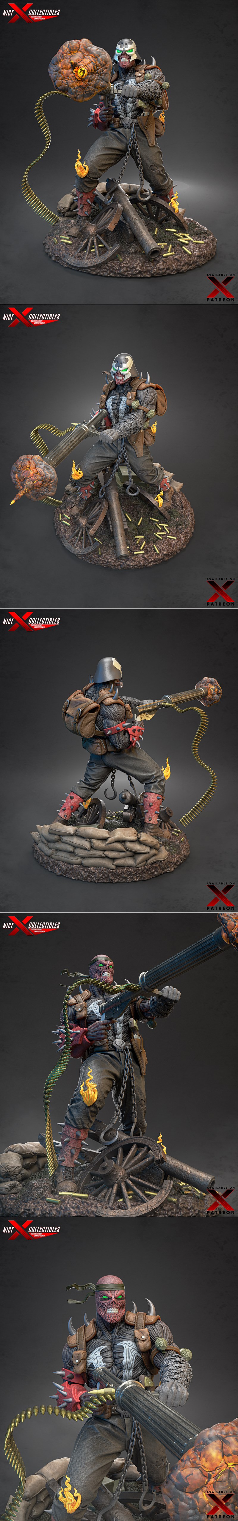 二战题材3D打印模型：Spawn|Spawn – World War II – 3D Print Model STL
