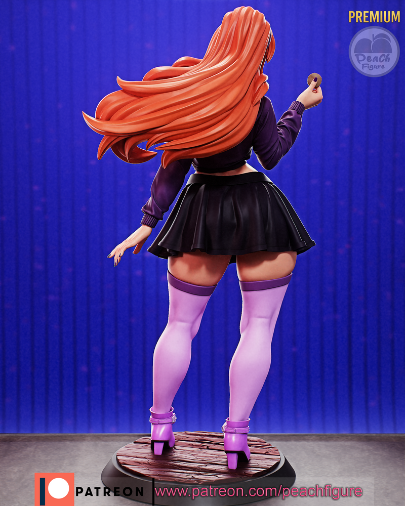 桃形少女——达芙妮 3D打印模型|Peach Figure – Daphne – 3D Print Model