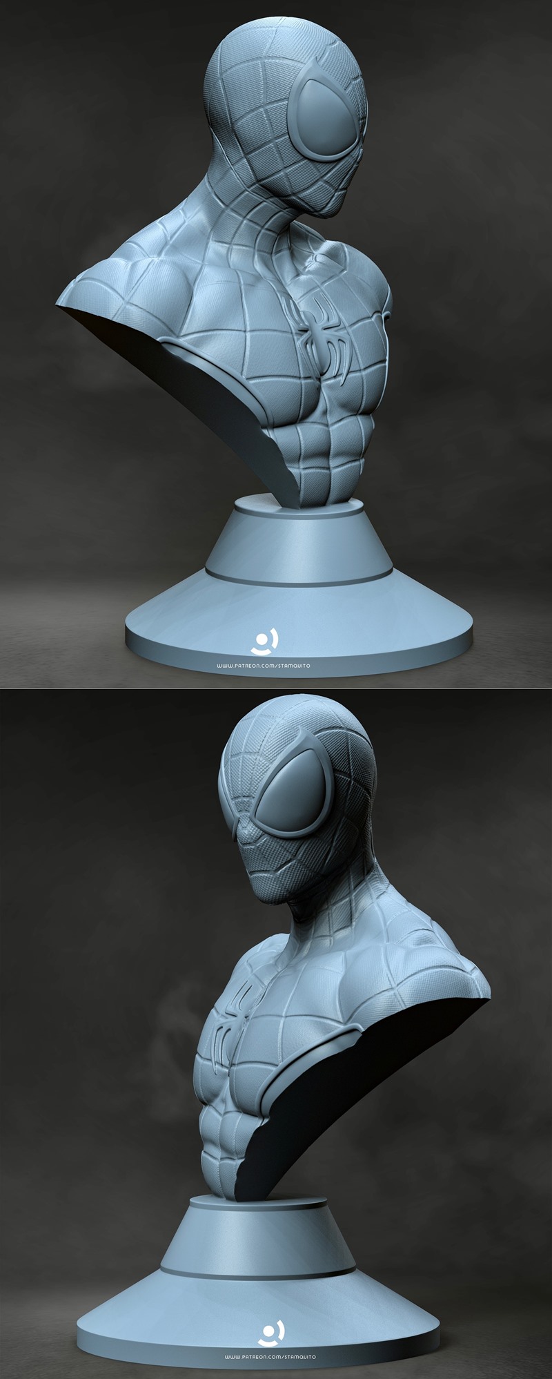 Stalyn Quito – Spiderman Bust – 3D Print Model STL