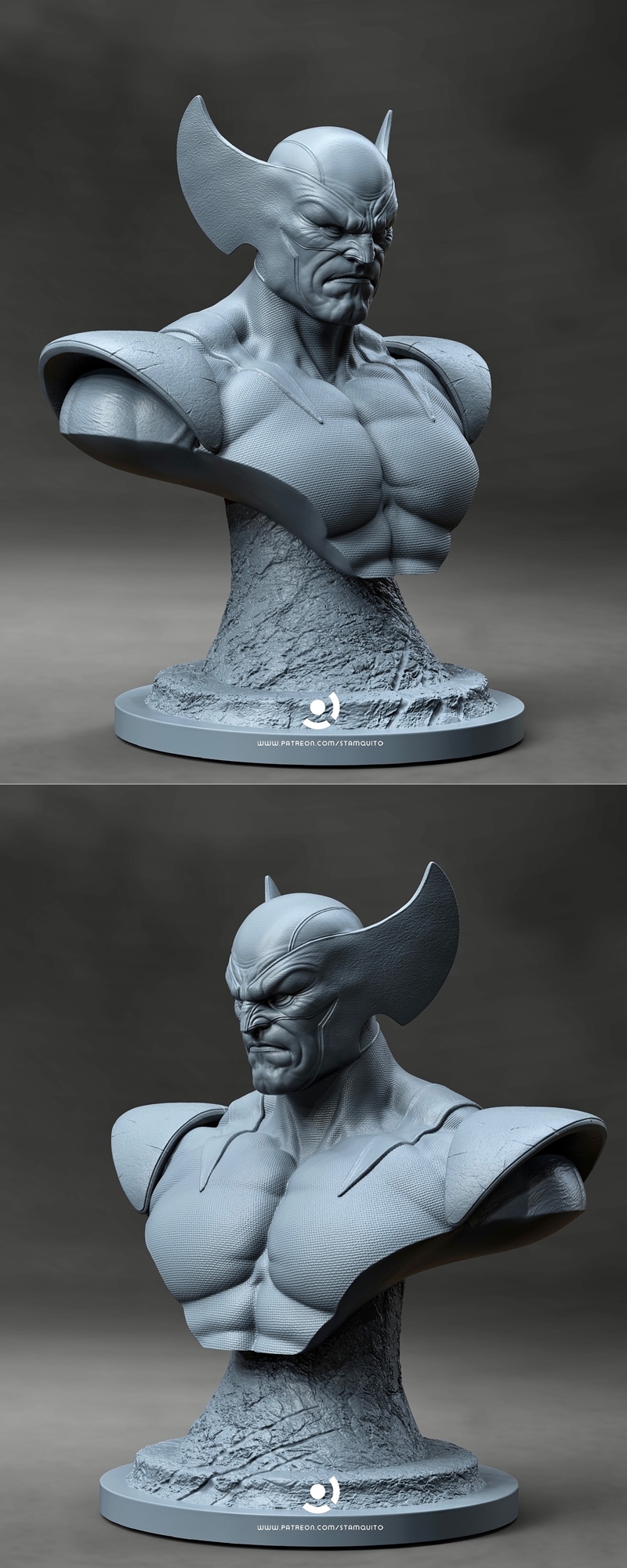 Stalyn Quito – Wolverine Bust – 3D Print Model STL