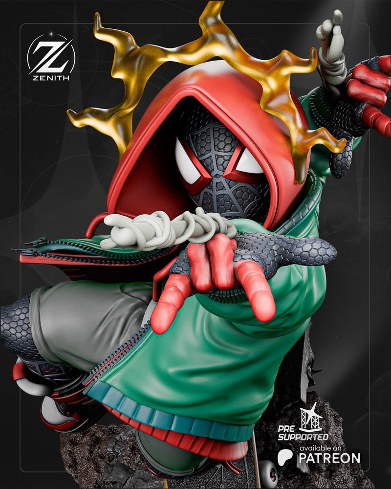 漫威蜘蛛侠：迈尔斯·莫拉莱斯 3D打印模型|Zenith – Miles Morales – Marvel Comics – 3D Print Model STL