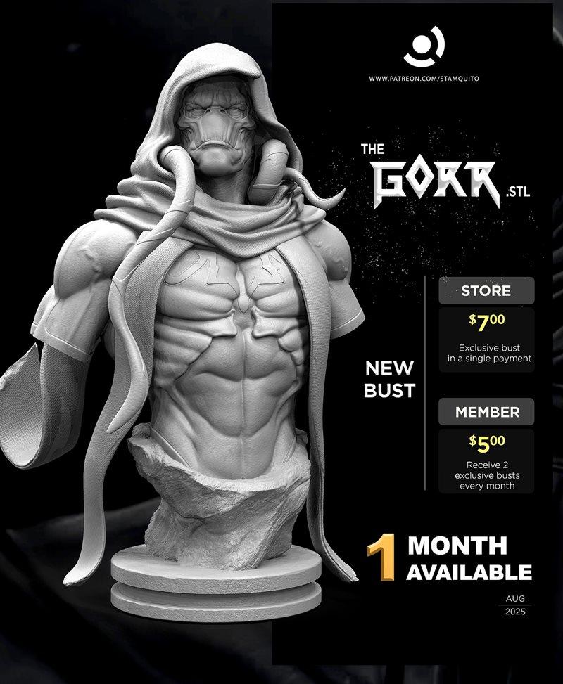 Stalyn Quito – Gorr Bust – 3D Print Model STL