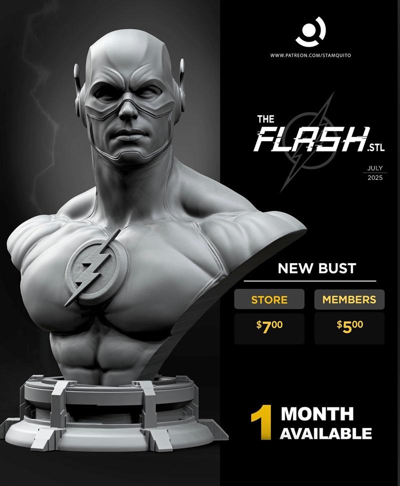 Stayln Quitto – Flash Bust – 3D Print Model STL