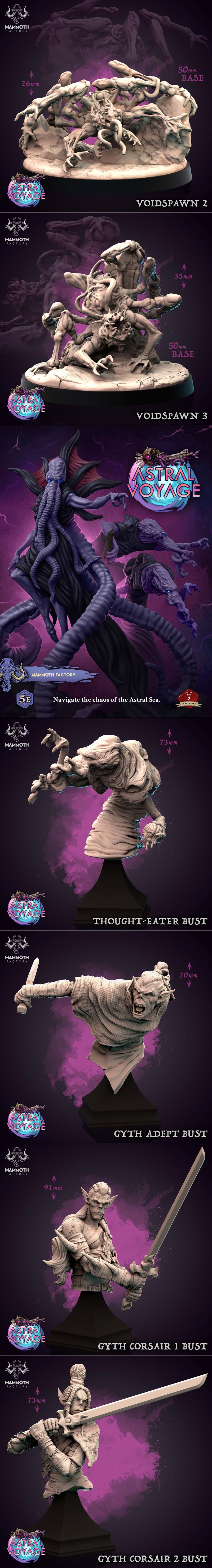 Mammoth Factory 3D打印模型：星界之旅|Mammoth Factory – Astral Voyage – 3D Print Model STL