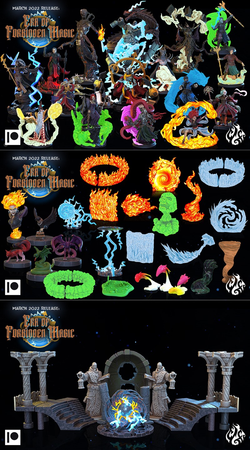 禁术魔典· crippled god foundry 3D打印模型|Crippled God Foundry – Era of Forbidden Magic – 3D Print Model STL