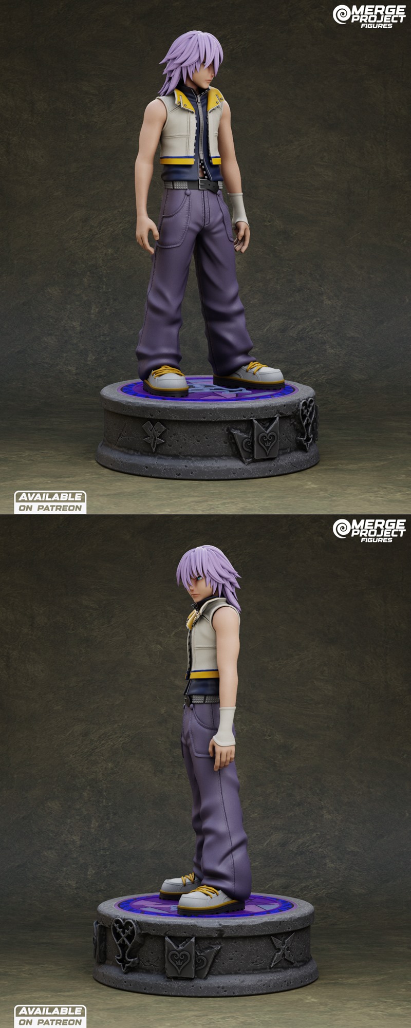 王国之心 里库 3D打印模型|Merge Project Figures – Kingdom Hearts – Riku – 3D Print Model STL