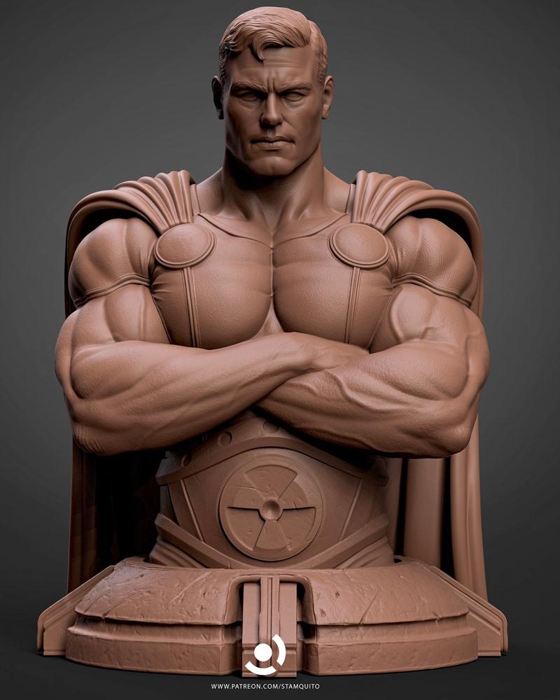 Stayln Quitto – Hyperion Bust – 3D Print Model STL