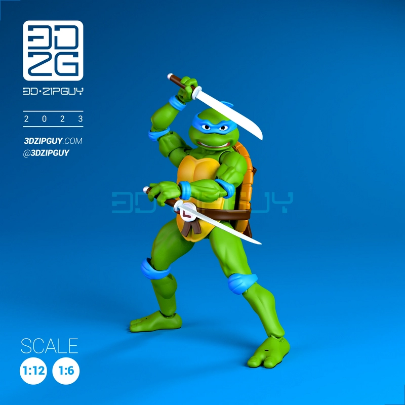 乐高TMNT Teenage Mutant Ninja Turtles 3D打印模型|Turtle Guy – TMNT – Teenage Mutant Ninja Turtles – 3D Print Model