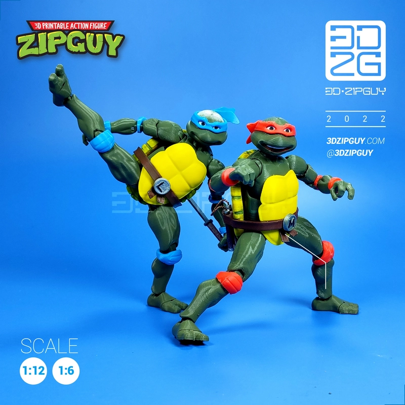 乐高TMNT Teenage Mutant Ninja Turtles 3D打印模型|Turtle Guy – TMNT – Teenage Mutant Ninja Turtles – 3D Print Model