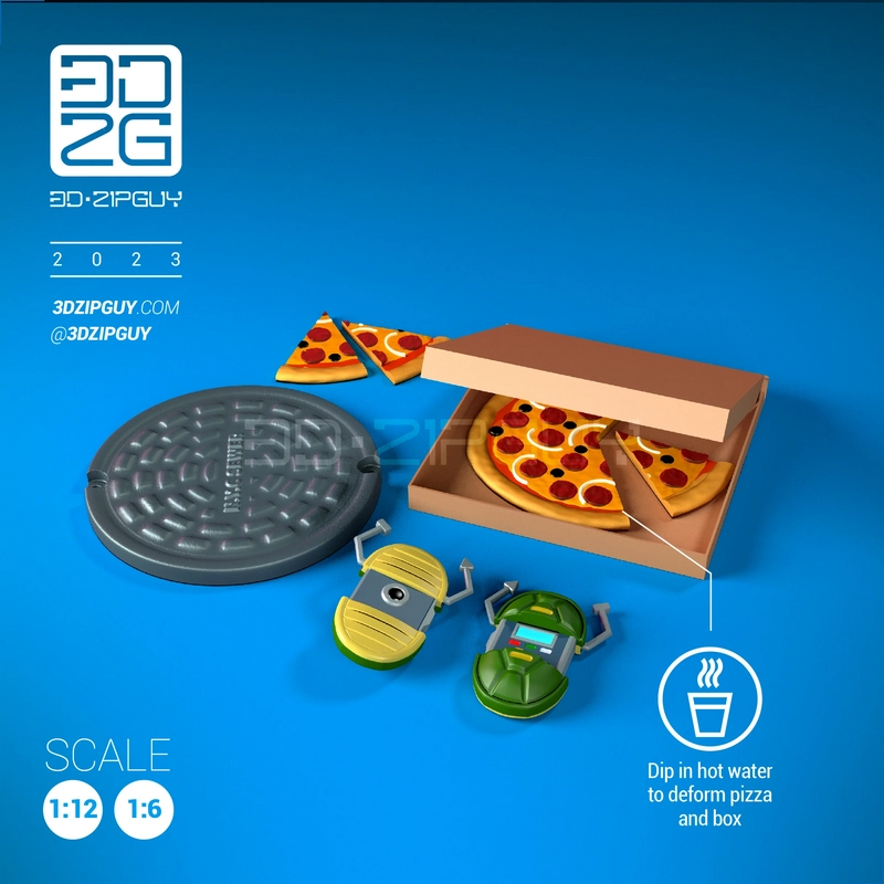 乐高TMNT Teenage Mutant Ninja Turtles 3D打印模型|Turtle Guy – TMNT – Teenage Mutant Ninja Turtles – 3D Print Model