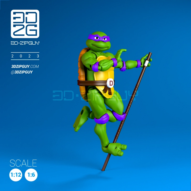 乐高TMNT Teenage Mutant Ninja Turtles 3D打印模型|Turtle Guy – TMNT – Teenage Mutant Ninja Turtles – 3D Print Model