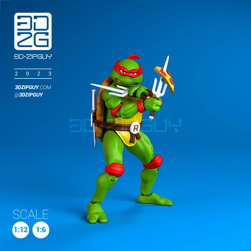 乐高TMNT Teenage Mutant Ninja Turtles 3D打印模型|Turtle Guy – TMNT – Teenage Mutant Ninja Turtles – 3D Print Model