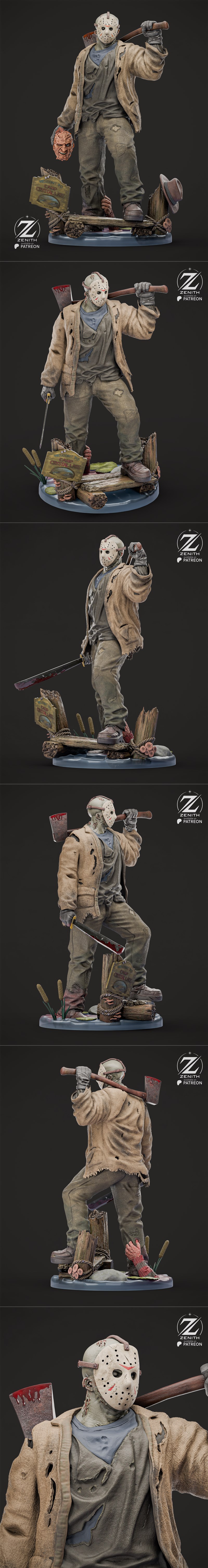 Zenith Studios - 3D打印模型 - Jason|Zenith Studios – Jason – 3D Print Model STL