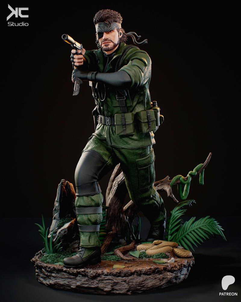 KC Studio - 裸蛇 - 3D打印模型|KC Studio – Naked Snake – 3D Print Model STL