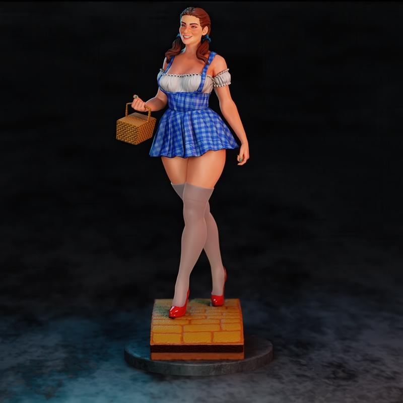 BrunoArt3D - 朵朵 - 3D打印模型|BrunoArt3D – Dorothy – 3D Print Model STL