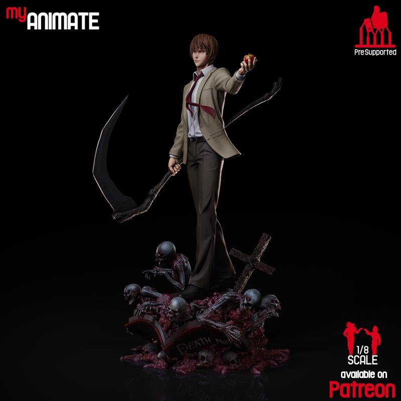 MyAnimate - 死神笔记 - 佐藤聪美 3D打印模型|MyAnimate – Death Note – Light Yagami – 3D Print Model STL