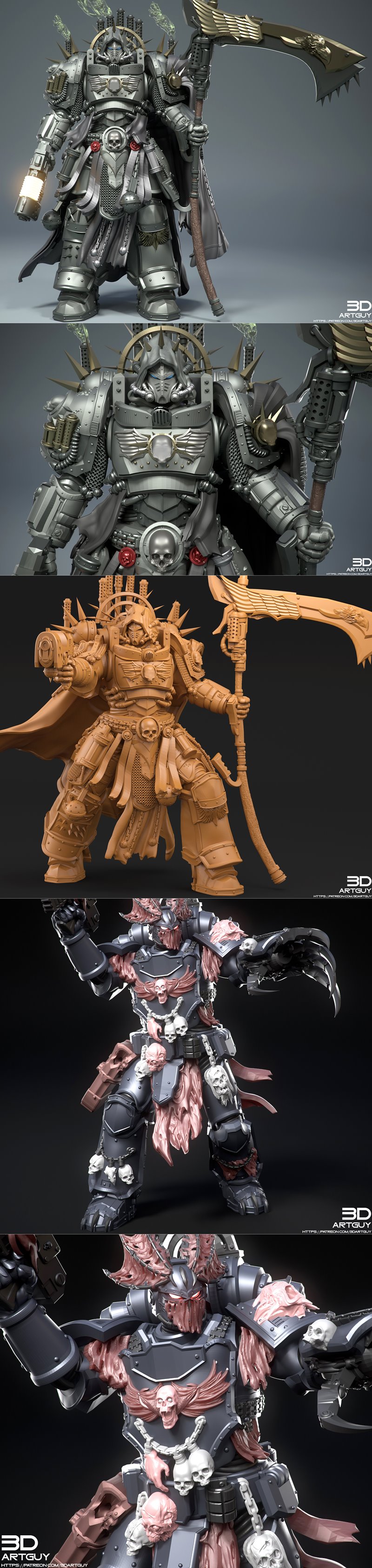 3DArtGuy 2025十月新品：动漫游戏角色3D打印模型STL发布|3DArtGuy October 2025 – 3D Print Model STL