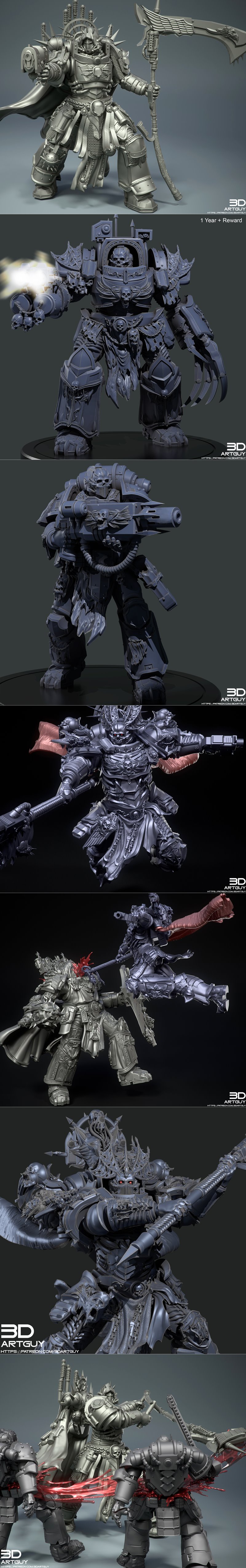 3DArtGuy 2025十月新品：动漫游戏角色3D打印模型STL发布|3DArtGuy October 2025 – 3D Print Model STL