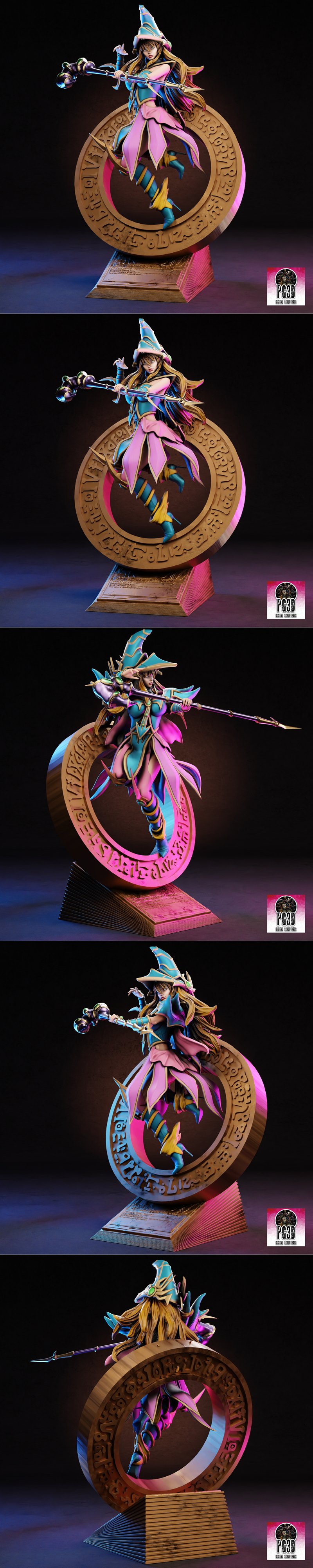 PgGasta - 女武神魔法少女 3D打印模型|PgGasta – Magician’s Valkyria – 3D Print Model STL