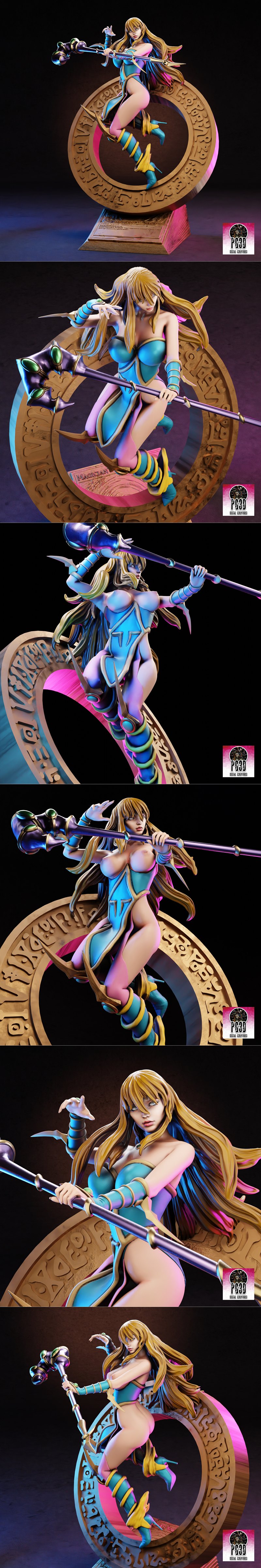 PgGasta - 女武神魔法少女 3D打印模型|PgGasta – Magician’s Valkyria – 3D Print Model STL