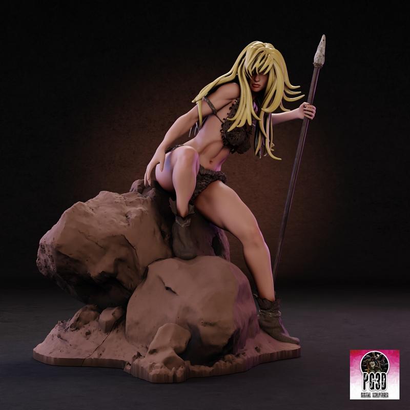 PgGasta - 《Raquel Welch》3D打印模型|PgGasta – Raquel Welch – 3D Print Model STL