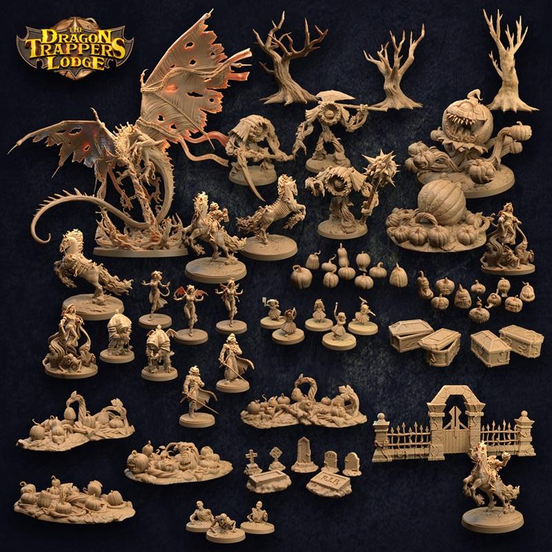 龙捕手旅舍——斯托伊坎万圣节——3D打印模型|The Dragon Trappers Lodge – Stoican Halloween – 3D Print Model STL