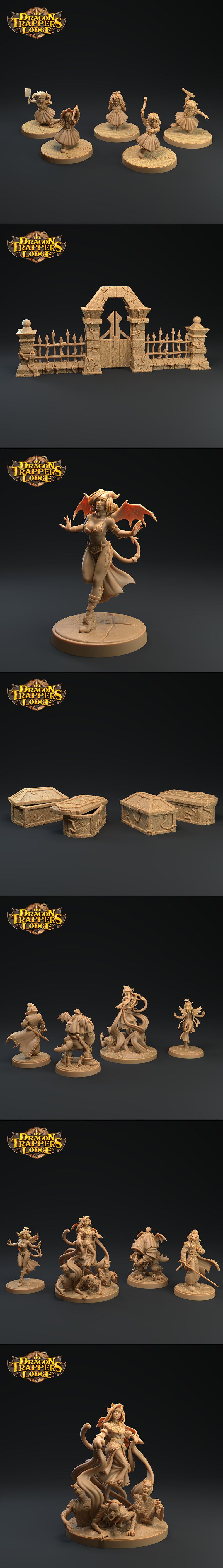 龙捕手旅舍——斯托伊坎万圣节——3D打印模型|The Dragon Trappers Lodge – Stoican Halloween – 3D Print Model STL