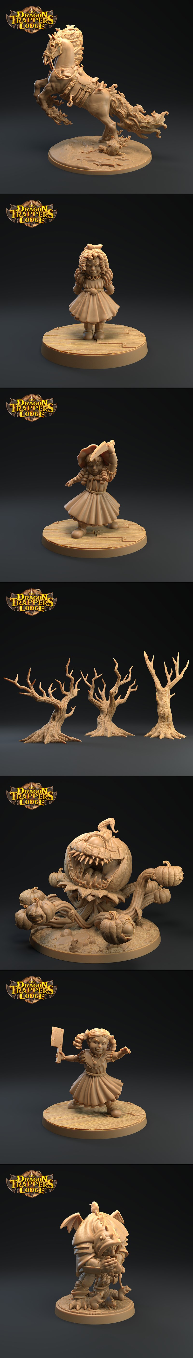 龙捕手旅舍——斯托伊坎万圣节——3D打印模型|The Dragon Trappers Lodge – Stoican Halloween – 3D Print Model STL