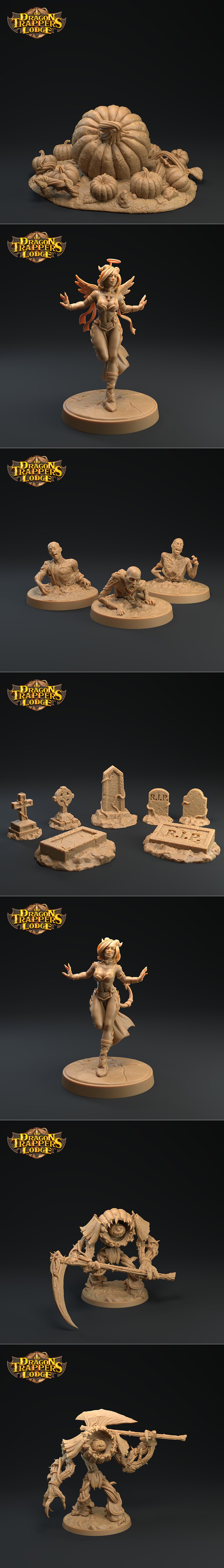 龙捕手旅舍——斯托伊坎万圣节——3D打印模型|The Dragon Trappers Lodge – Stoican Halloween – 3D Print Model STL