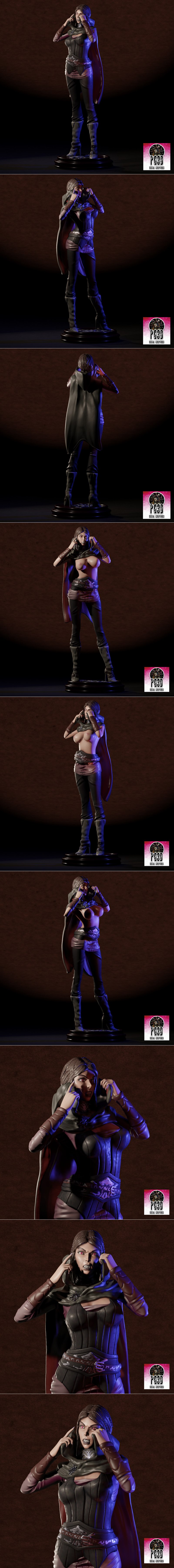 PgGasta - 闪灵之刃 3D打印模型|PgGasta – Skirim Serana – 3D Print Model STL