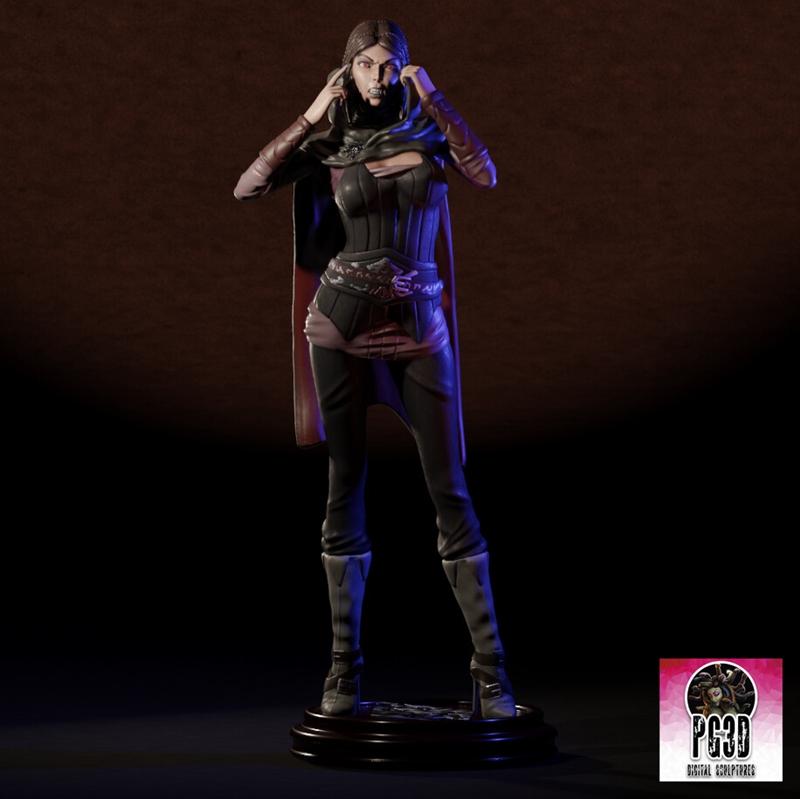 PgGasta - 闪灵之刃 3D打印模型|PgGasta – Skirim Serana – 3D Print Model STL