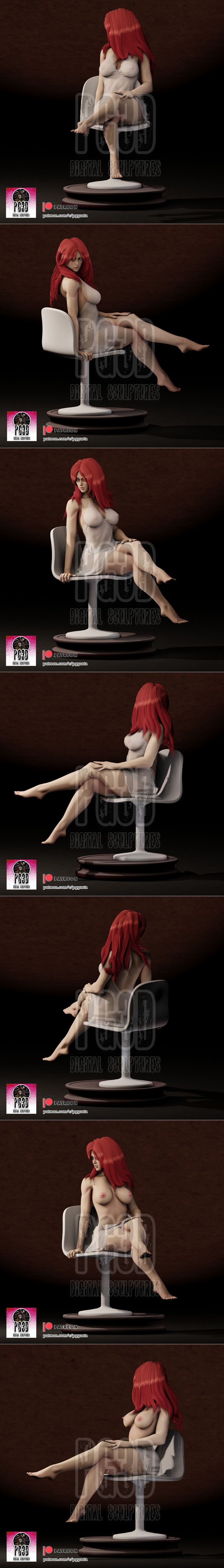 PgGasta - 矶野 - 3D打印模型|PgGasta – Yoshino – 3D Print Model STL