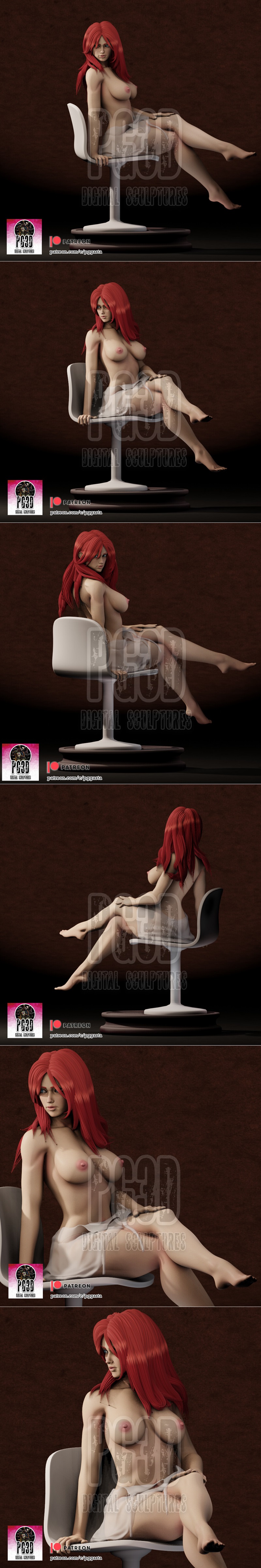 PgGasta - 矶野 - 3D打印模型|PgGasta – Yoshino – 3D Print Model STL