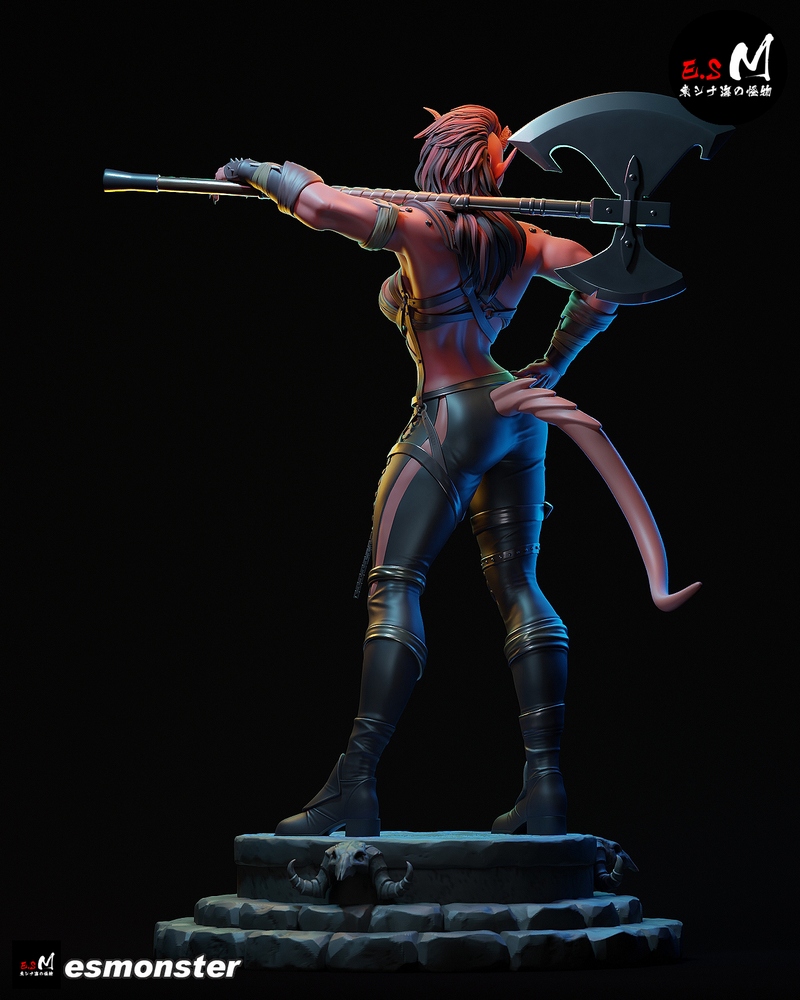 E.S怪物系列 - 卡拉奇 - 3D打印模型|E.S Monster – Karlach – 3D Print Model