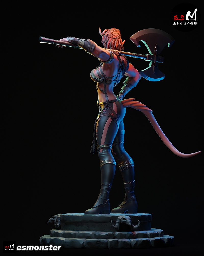 E.S怪物系列 - 卡拉奇 - 3D打印模型|E.S Monster – Karlach – 3D Print Model