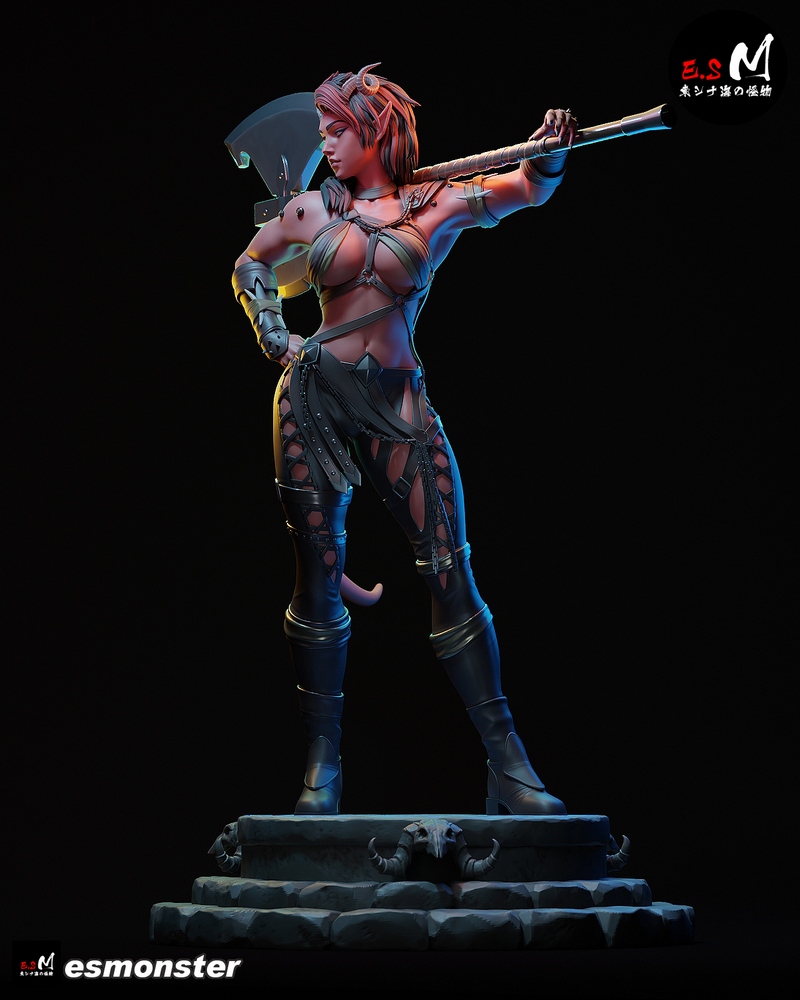 E.S怪物系列 - 卡拉奇 - 3D打印模型|E.S Monster – Karlach – 3D Print Model