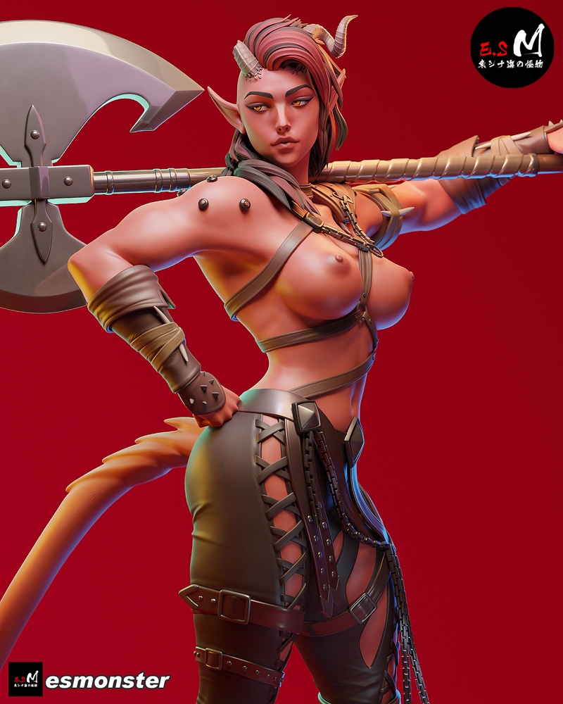 E.S怪物系列 - 卡拉奇 - 3D打印模型|E.S Monster – Karlach – 3D Print Model