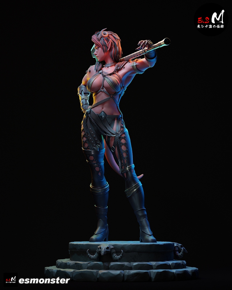 E.S怪物系列 - 卡拉奇 - 3D打印模型|E.S Monster – Karlach – 3D Print Model