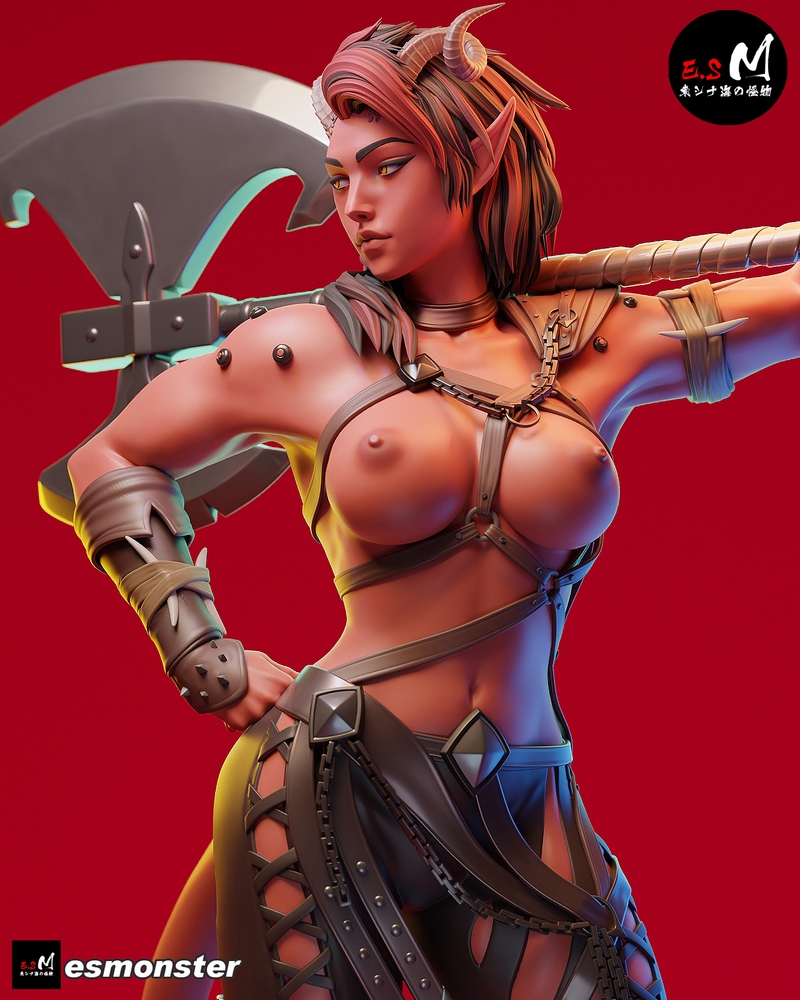 E.S怪物系列 - 卡拉奇 - 3D打印模型|E.S Monster – Karlach – 3D Print Model