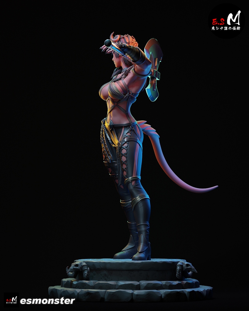 E.S怪物系列 - 卡拉奇 - 3D打印模型|E.S Monster – Karlach – 3D Print Model