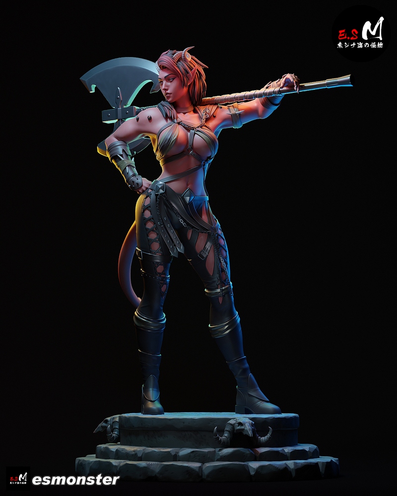 E.S怪物系列 - 卡拉奇 - 3D打印模型|E.S Monster – Karlach – 3D Print Model