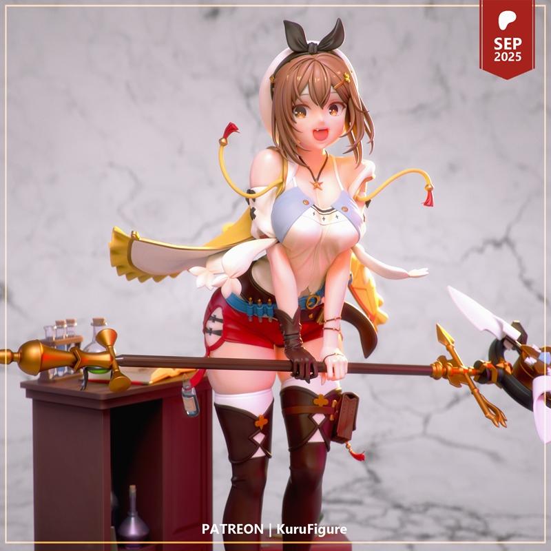 雷扎工作室出品《Reisalin Stout》3D打印模型|Kuru Figure – Reisalin Stout from Atelier Ryza – 3D Print Model STL
