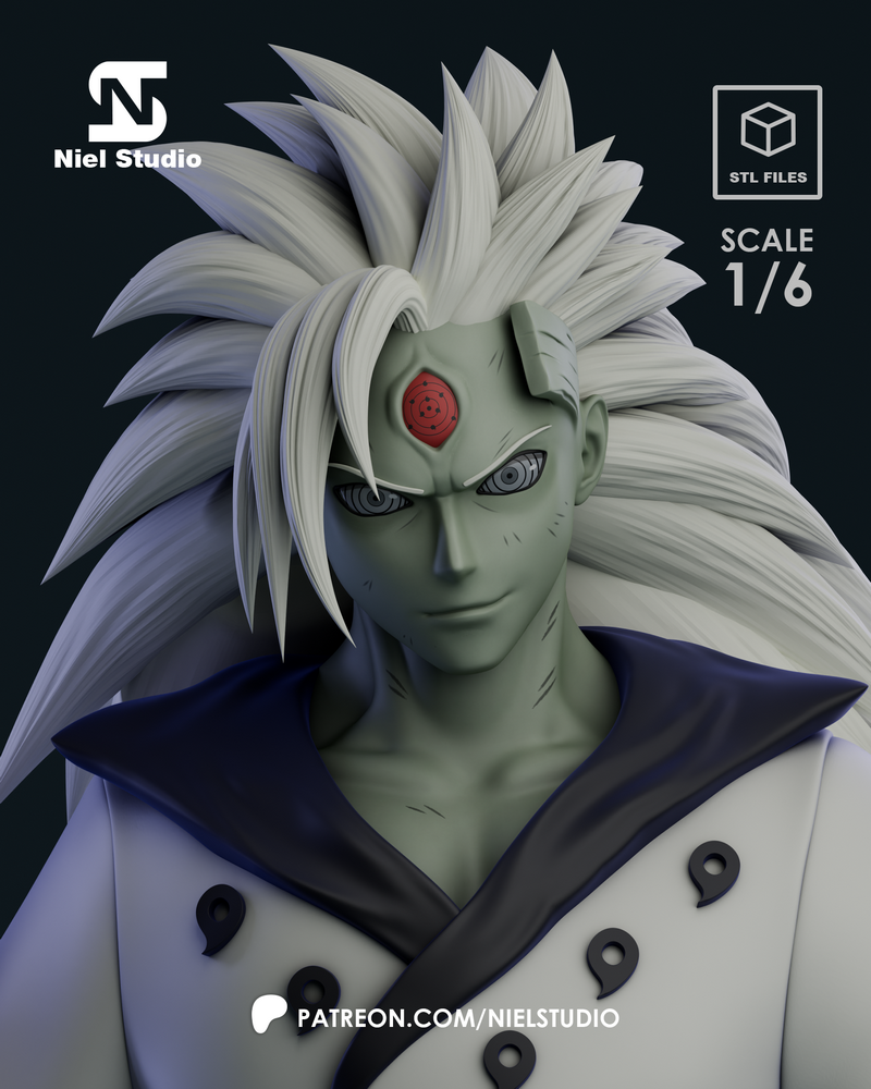 Niel Studio - 3D打印模型：六道轮回之影 Madara Uchiha|Niel Studio – Six Paths Madara Uchiha – 3D Print Model