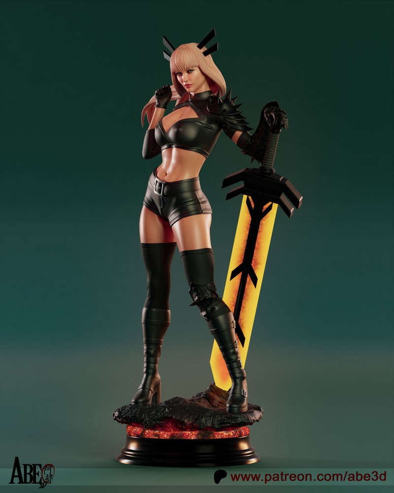 Abe3D - 魔戒 - 精灵战士3D打印模型|Abe3D – Magik – 3D Print Model