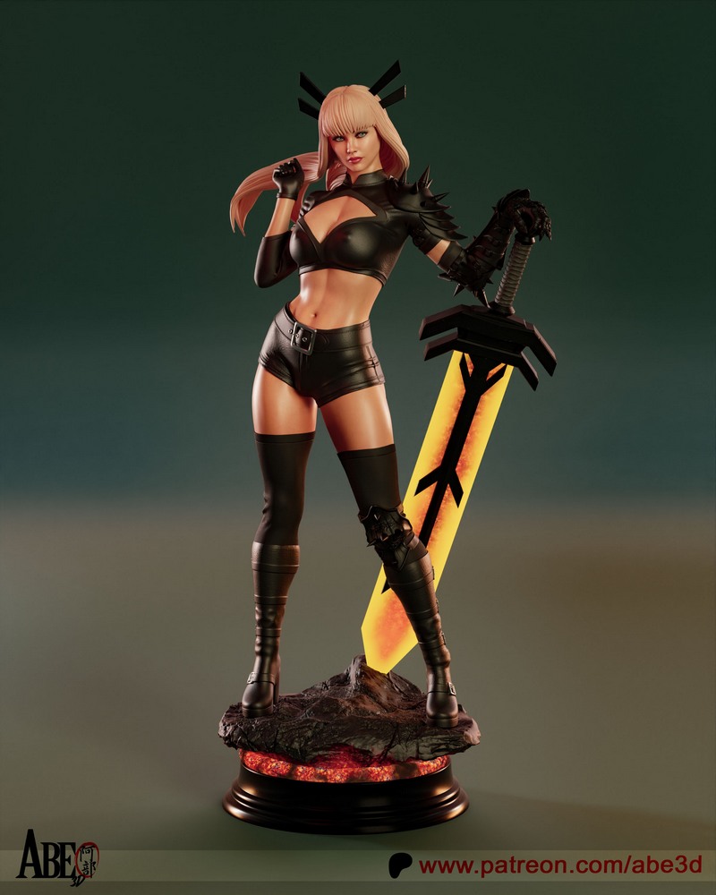 Abe3D - 魔戒 - 精灵战士3D打印模型|Abe3D – Magik – 3D Print Model